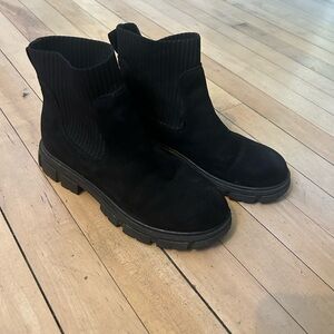 Kids Black Ankle Boots